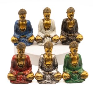 Gold Mini Buddha (Assorted Colours)