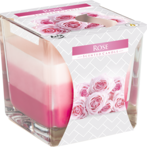 Rainbow Jar Candle - Rose