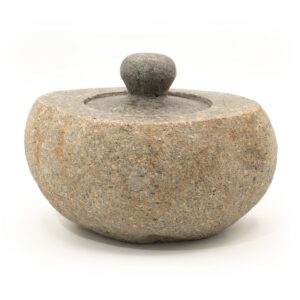 Natural Riverstone Grounding Pot - Large (aprox 15x12cm)