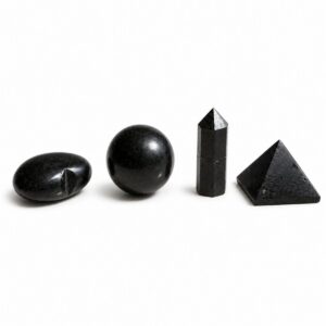 Four Gemstone Shapes - Black Tourmaline