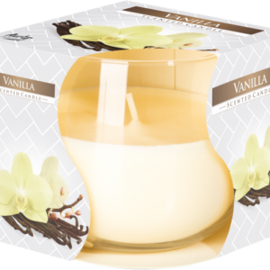Scented Glass Jar Candle - Vanilla