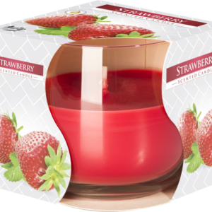 Scented Glass Jar Candle - Strawberry