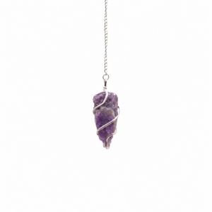 Raw Gemstone Pendulum - Amethyst