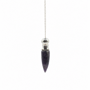Secret Cavity Discovery of Truth Pendulum - Amethyst - Silver Plated