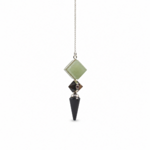 Builder of Realms - Three Piece Pendulum - Black Agate - Green Aventurine - Tiger Eye