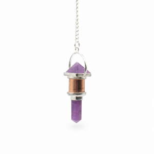 The Violet Engine- Combo Piece Copper Pendulum - Amethyst