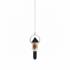 The Night Watcher- Combo Piece Copper Pendulum - Obsidian