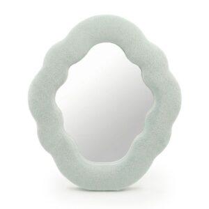 Soft Squiggly Mirror – Cloud – Cloud Blue (28x24x2.3cm)