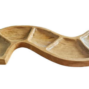 Snake Shaped Teak Bowl