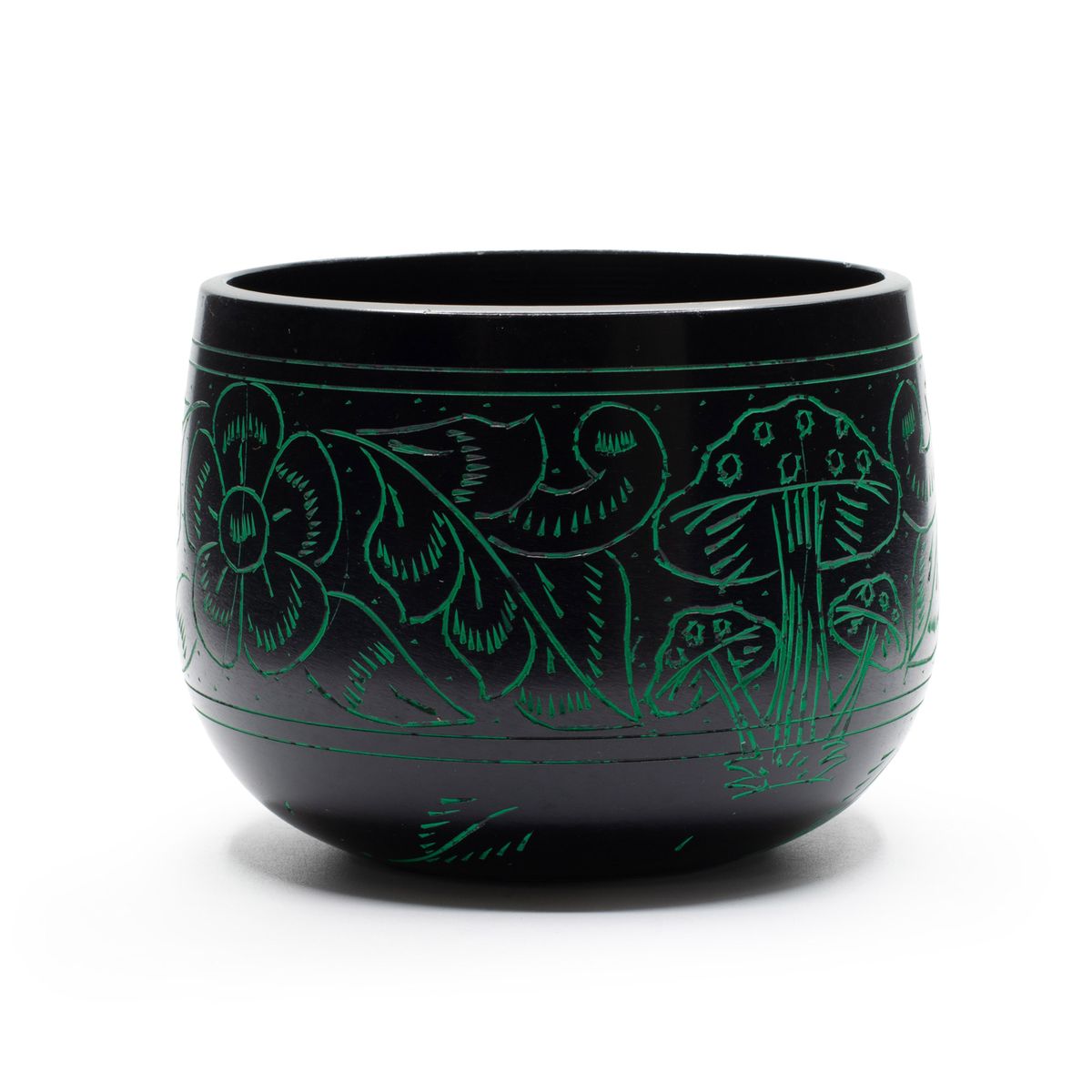 Cauldron Singing Bowl - Magic Mushroom - Green (15cm)