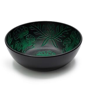 Aluminum Singing Bowl - Magic Mushroom - Green (20cm)