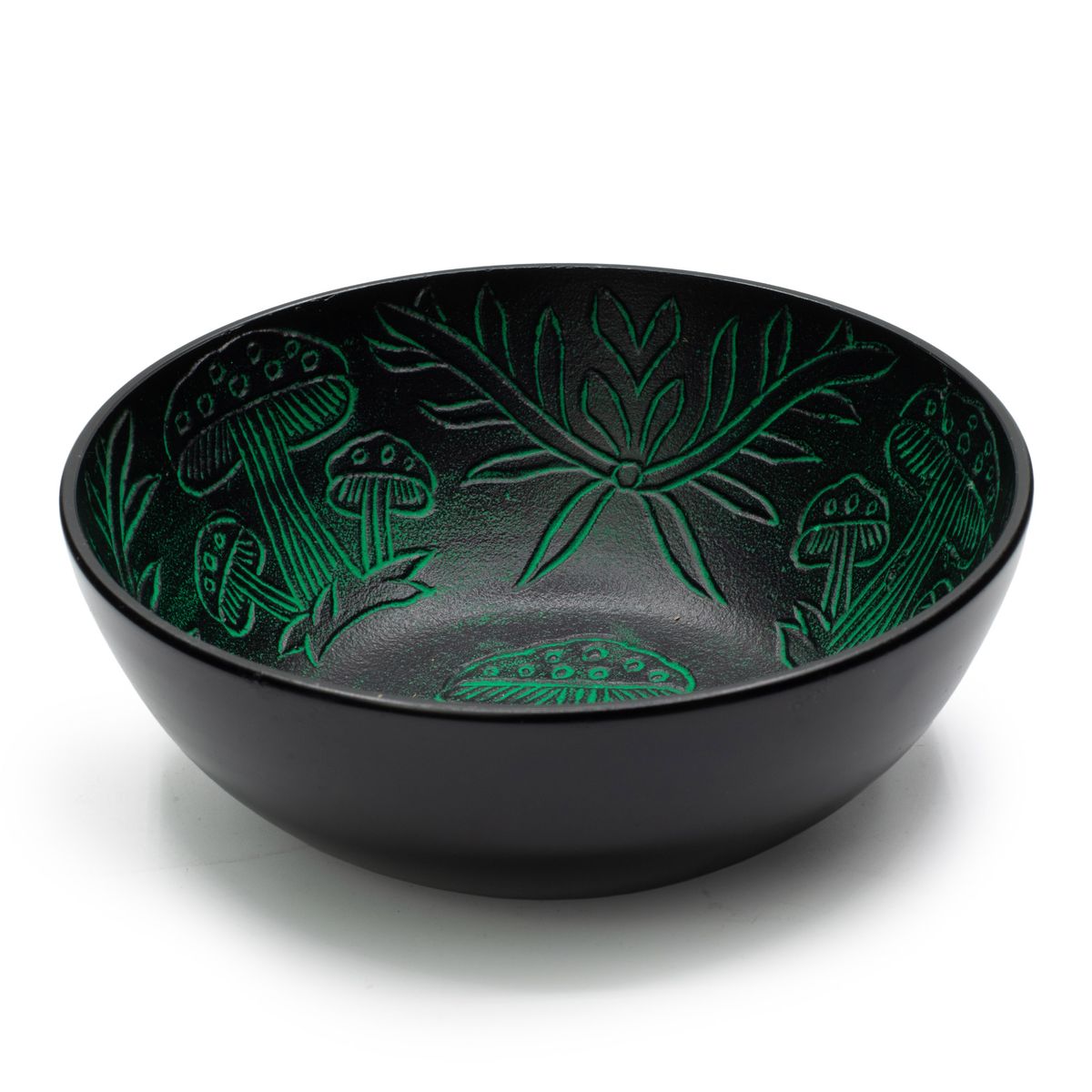Aluminum Singing Bowl - Magic Mushroom - Green (20cm)
