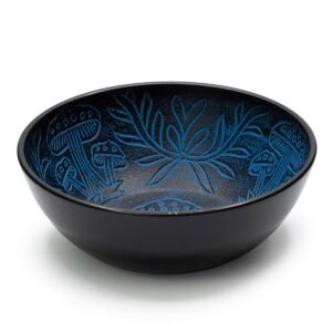 Aluminum Singing Bowl - Magic Mushroom - Blue (20cm)