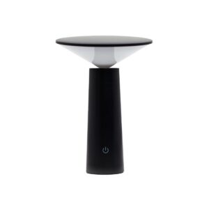 Touch Lamp - Black Mushroom- adjustable - pattern light USB (C) - Rechargable (2000 Watt)