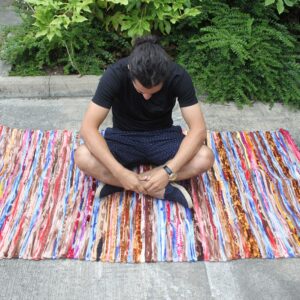 Large Velvet Rug - 105x185cm