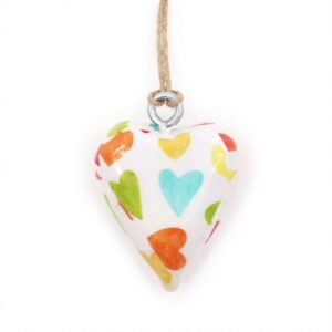 Small Decor Wood Heart - Pastel Hearts