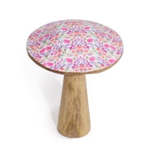 Medium Enamelled Mushroom - 15cm - Pretty Floral