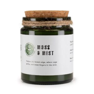 Greenman Woodwick Soy Candle - Moss & Mist